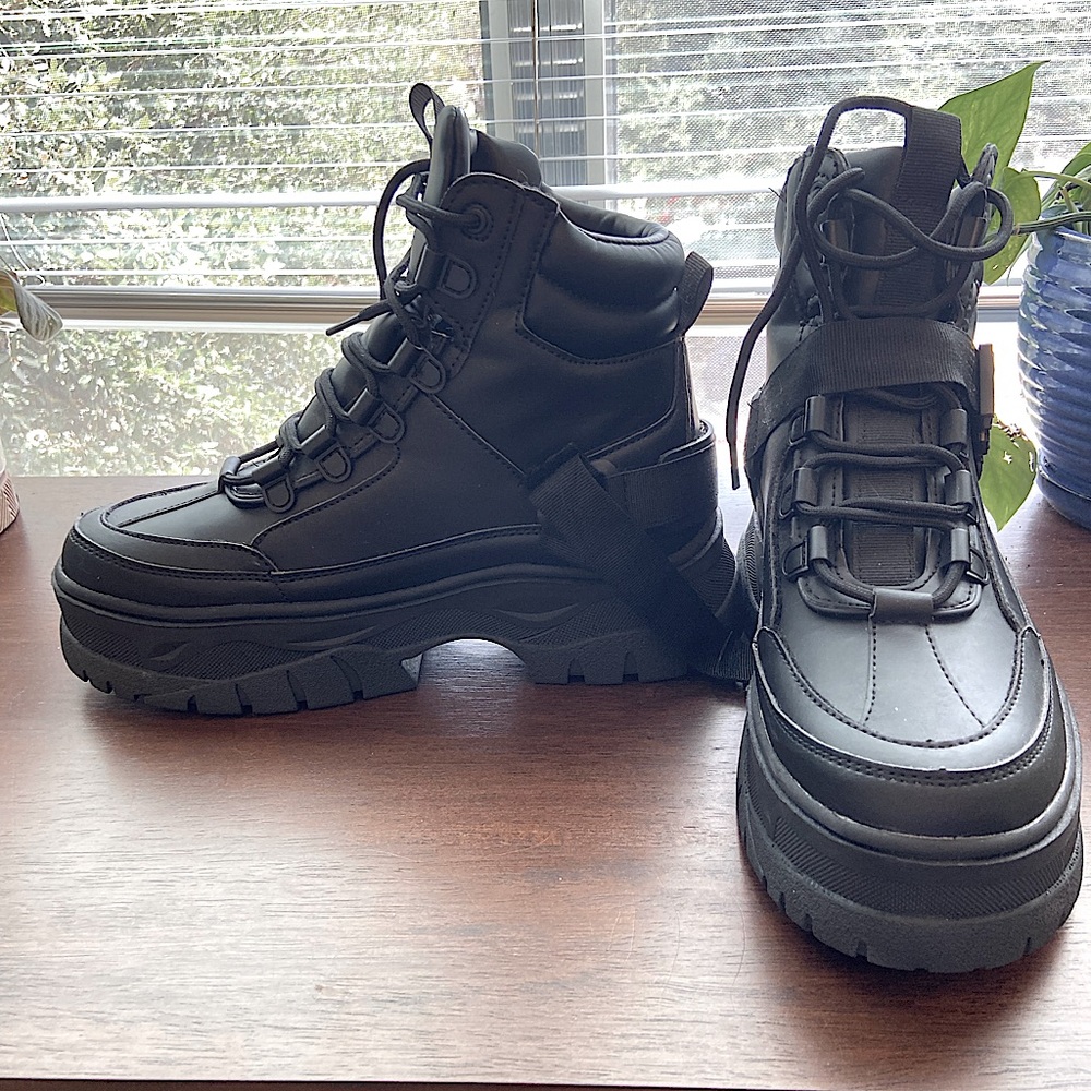 ASOS chunky hiking style boots